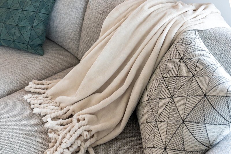 Wohnbereich – Sofa-Detail